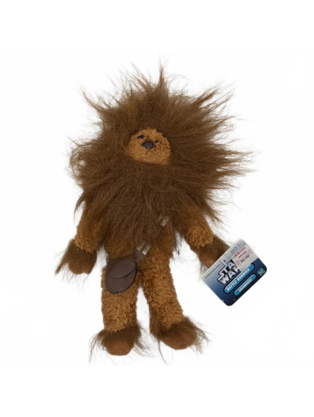 Star Wars Battle Buddies Chewbacca Plush 10" 2004 Hasbro New With Tags